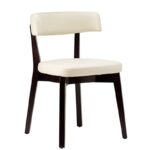 Nobis Furniture - Best Seller! - Luca Wenge Frame Faux Leather Side Chair
