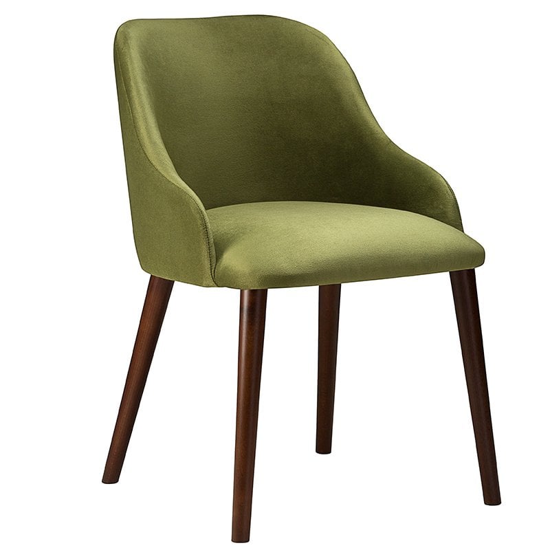 Nobis Furniture - AMELIA CURVED BACK FULLY UPHOLSTERED ARM CHAIR - MADE TO ORDER