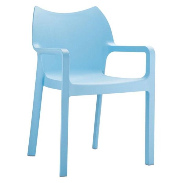 Nobis Furniture - Peak Indoor or Outdoor Stacking Arm Chair- Choice of 3 Colours
