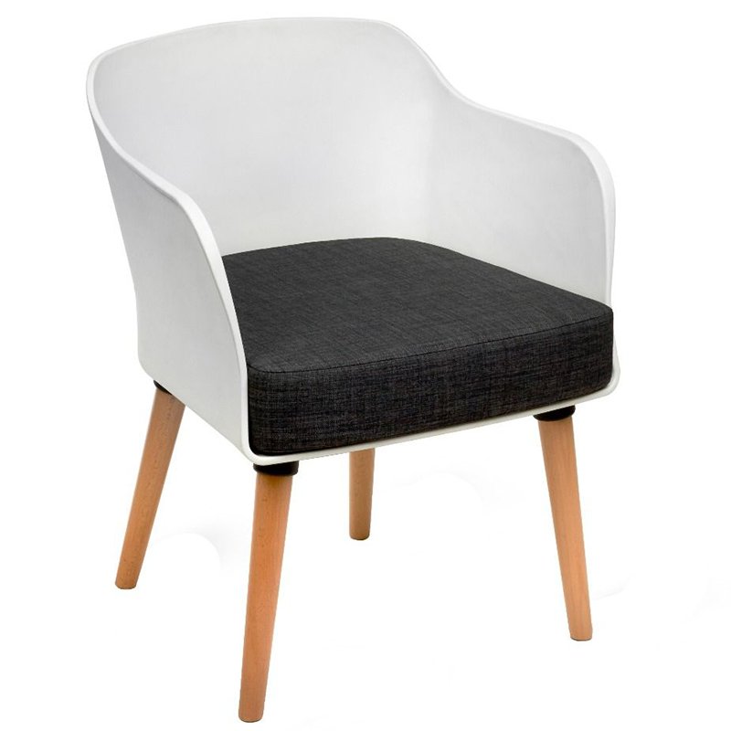 Nobis Furniture - Poppy Polished Natural Leg Arm Chair
