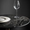Nobis Furniture - Table Tops - Elegant Portoro Marble High Gloss Ceramic Table Tops - 800mm Round