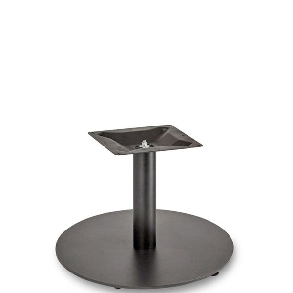 Nobis Furniture - Profile Large Round Black Steel Table Base - Round Column