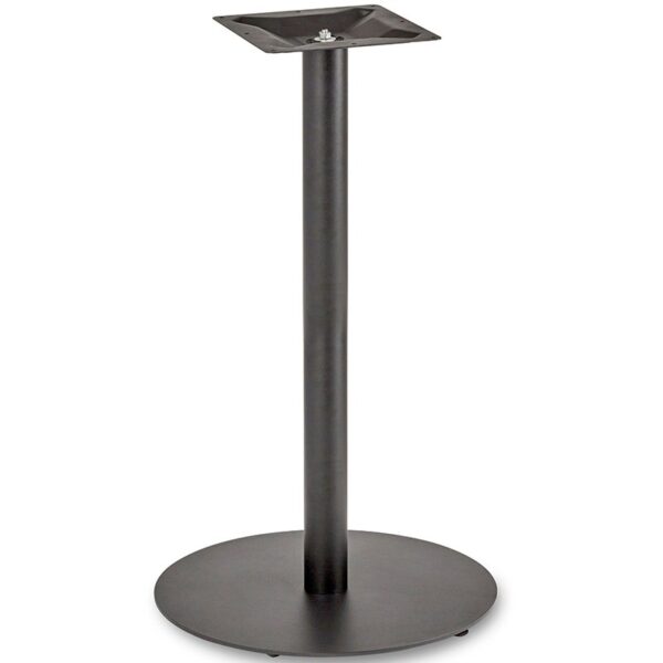 Nobis Furniture - Profile Large Round Black Steel Table Base - Round Column