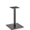 Nobis Furniture - Profile Large Square Black Steel Table Base - Round Column