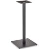 Nobis Furniture - Profile Large Square Black Steel Table Base - Round Column