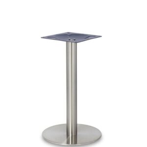 Nobis Furniture - Profile Small Round Stainless Steel Table Base - Round Column