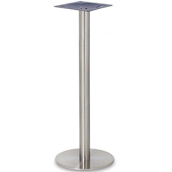 Nobis Furniture - Profile Small Round Stainless Steel Table Base - Round Column