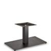 Nobis Furniture - Profile Single Pedestal Black Steel Table Base - Square Column