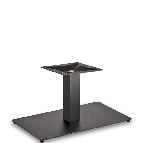 Nobis Furniture - Profile Single Pedestal Black Steel Table Base - Square Column