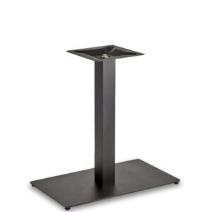Nobis Furniture - Profile Single Pedestal Black Steel Table Base - Square Column