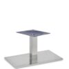 Nobis Furniture - Profile Single Pedestal Stainless Steel Table Base - Square Column