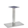 Nobis Furniture - Profile Single Pedestal Stainless Steel Table Base - Square Column