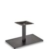Nobis Furniture - Profile Single Pedestal Black Steel Table Base - Round Column