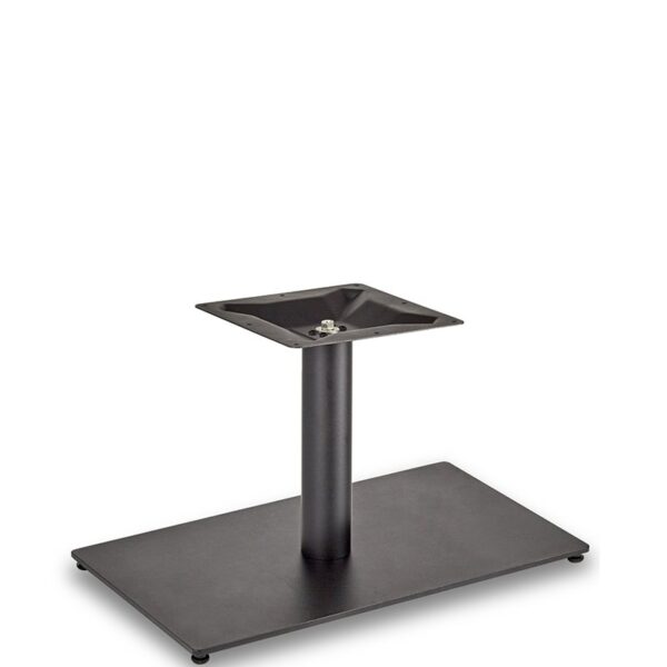 Nobis Furniture - Profile Single Pedestal Black Steel Table Base - Round Column