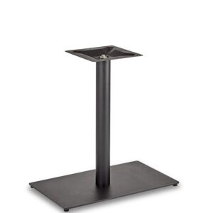 Nobis Furniture - Profile Single Pedestal Black Steel Table Base - Round Column