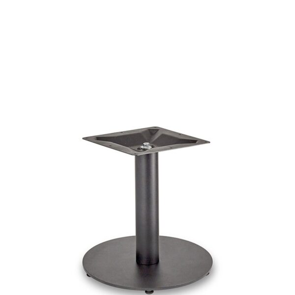 Nobis Furniture - Profile Small Round Black Steel Table Base - Round Column