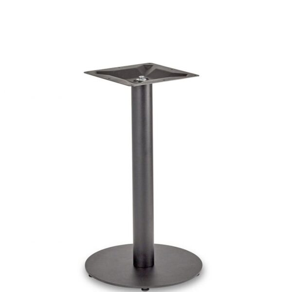Nobis Furniture - Profile Small Round Black Steel Table Base - Round Column