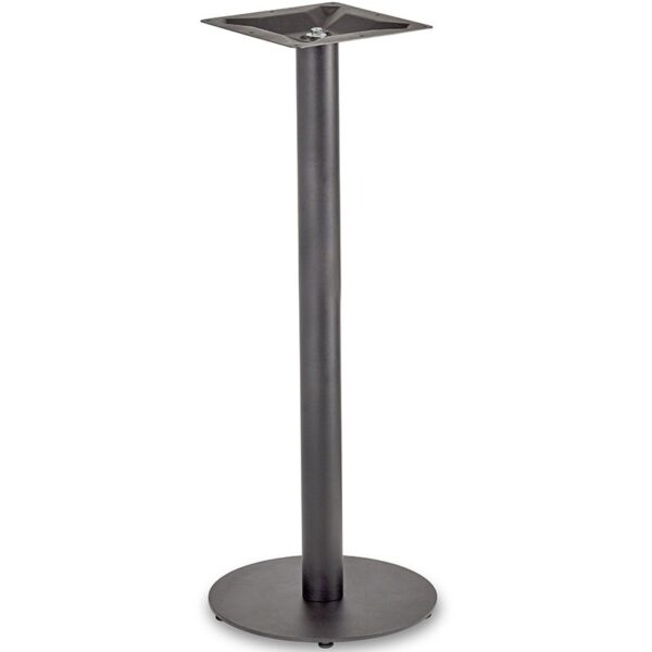 Nobis Furniture - Profile Small Round Black Steel Table Base - Round Column