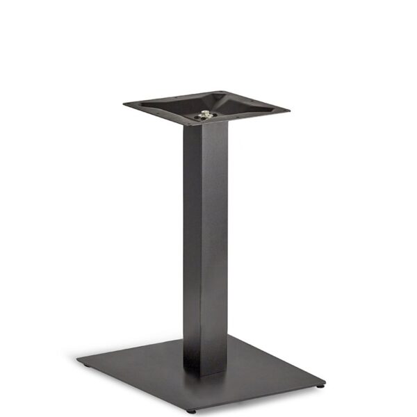 Nobis Furniture - Profile Small Square Black Steel Table Base - Square Column
