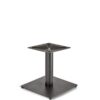 Nobis Furniture - Profile Small Square Black Steel Table Base - Round Column