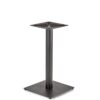Nobis Furniture - Profile Small Square Black Steel Table Base - Round Column
