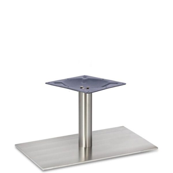 Nobis Furniture - Profile Single Pedestal Stainless Steel Table Base - Round Column