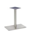 Nobis Furniture - Profile Single Pedestal Stainless Steel Table Base - Round Column