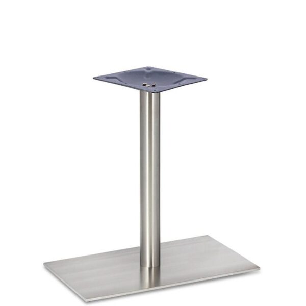 Nobis Furniture - Profile Single Pedestal Stainless Steel Table Base - Round Column