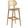 Nobis Furniture - Relish Bar Stool with Rattan Back