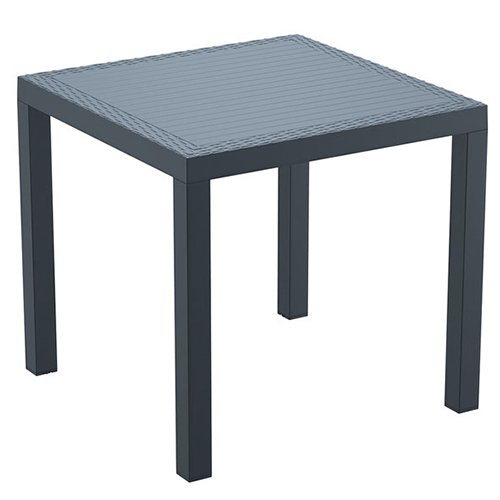 Nobis Furniture - Ridge Dark Grey Outdoor Table - 800mm Square