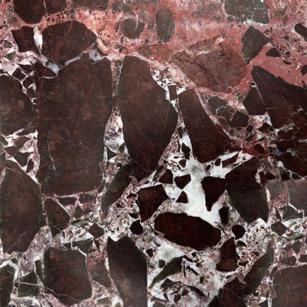Nobis Furniture - Table Tops - Rosso Levanto Genuine Marble Table Top