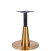 Nobis Furniture - Saturn Premium Large Round Black and Vintage Brass Table Base