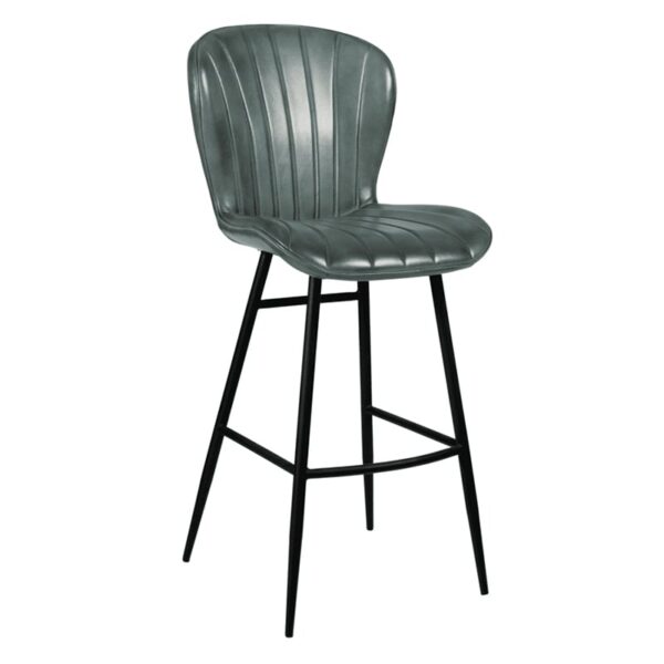 Nobis Furniture - Scallop Bar Stool – Genuine Leather