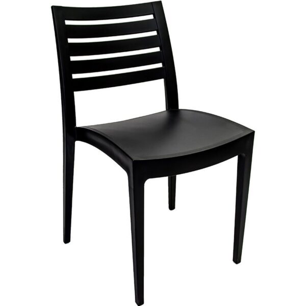 Nobis Furniture - Next Day Secco Stacking Side Chair Indoor and or Outdoor - Choice of 3 Colours