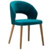 Nobis Furniture - OLIVIA FULLY UPHOLSTERED CUT OUT CURVED BACK ARM CHAIR - MADE TO ORDER