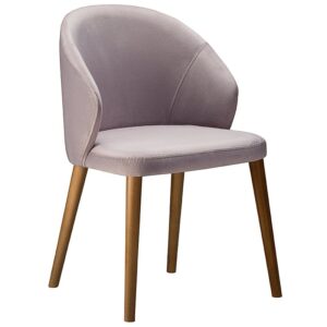 Nobis Furniture - OLIVIA CURVED FINE DINING FULLY UPHOLSTERED ARM CHAIR - MADE TO ORDER