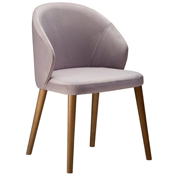 Nobis Furniture - OLIVIA CURVED FINE DINING FULLY UPHOLSTERED ARM CHAIR - MADE TO ORDER