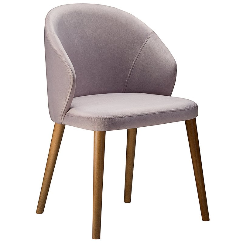 Nobis Furniture - OLIVIA CURVED FINE DINING FULLY UPHOLSTERED ARM CHAIR - MADE TO ORDER
