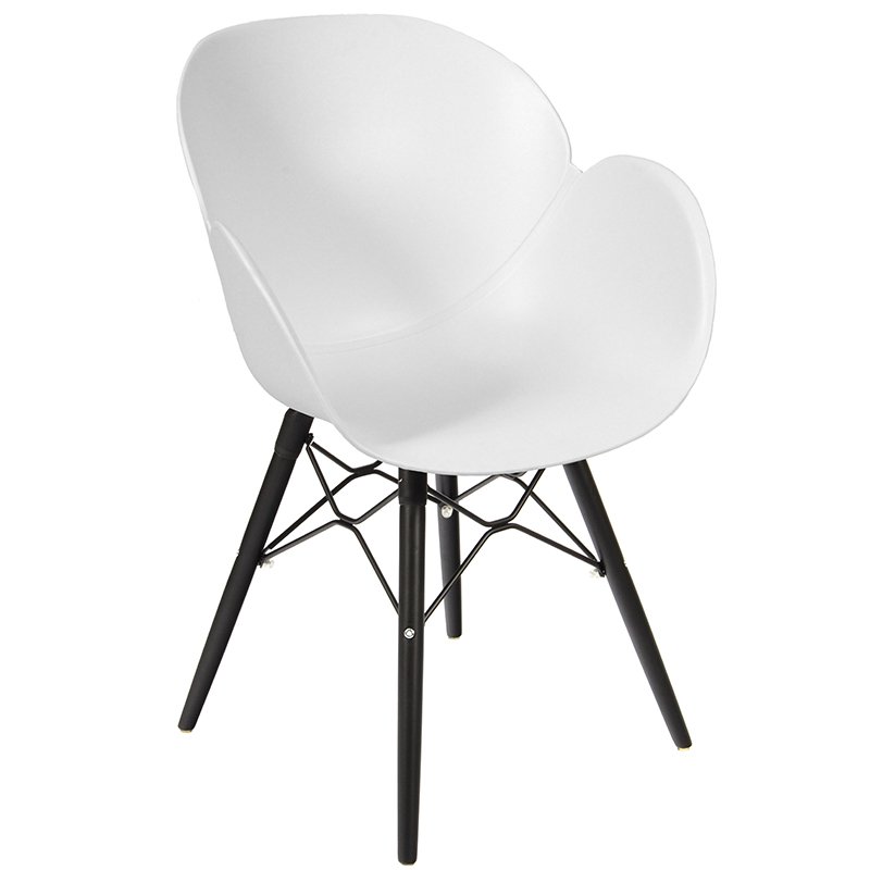 Nobis Furniture - Shoreditch Arm Chair - Black Wooden Frame