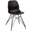 Nobis Furniture - Shoreditch Side Chair - Black Steel Frame