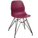 Nobis Furniture - Shoreditch Side Chair - Black Steel Frame