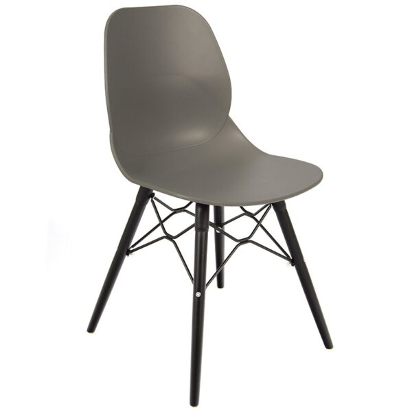 Nobis Furniture - Shoreditch Side Chair - Black Wooden Frame
