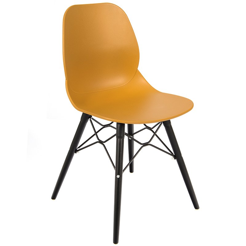 Nobis Furniture - Shoreditch Side Chair - Black Wooden Frame