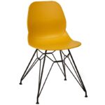 Nobis Furniture - Shoreditch Side Chair - Black Steel Frame