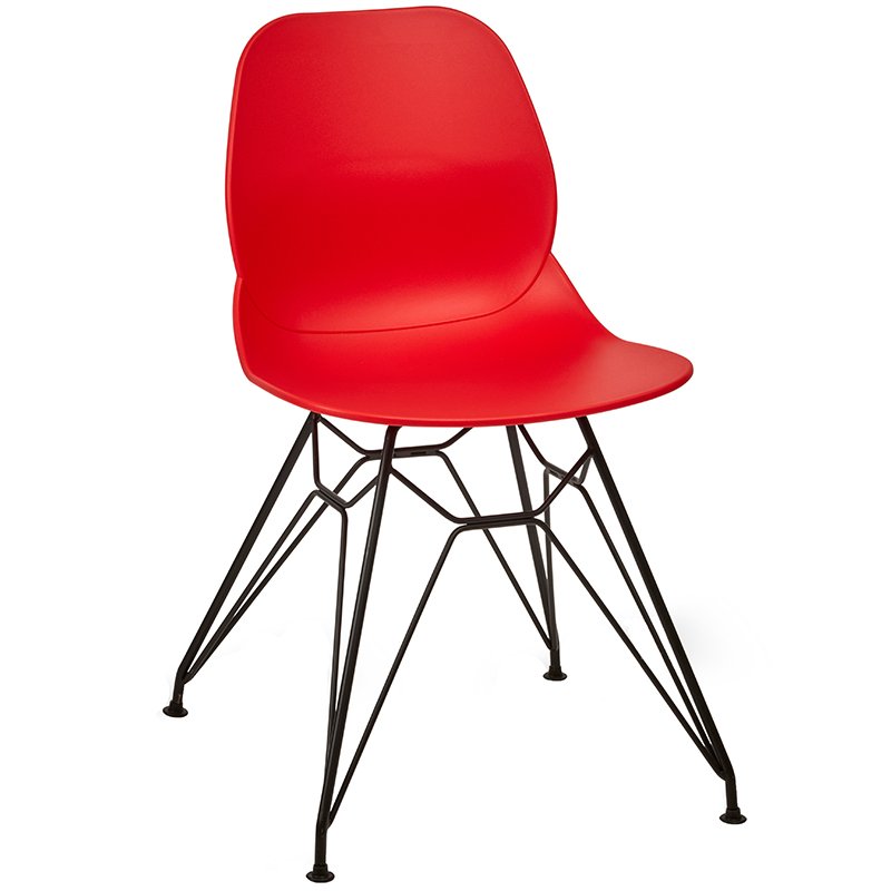 Nobis Furniture - Shoreditch Side Chair - Black Steel Frame