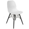 Nobis Furniture - Shoreditch Side Chair - Black Wooden Frame