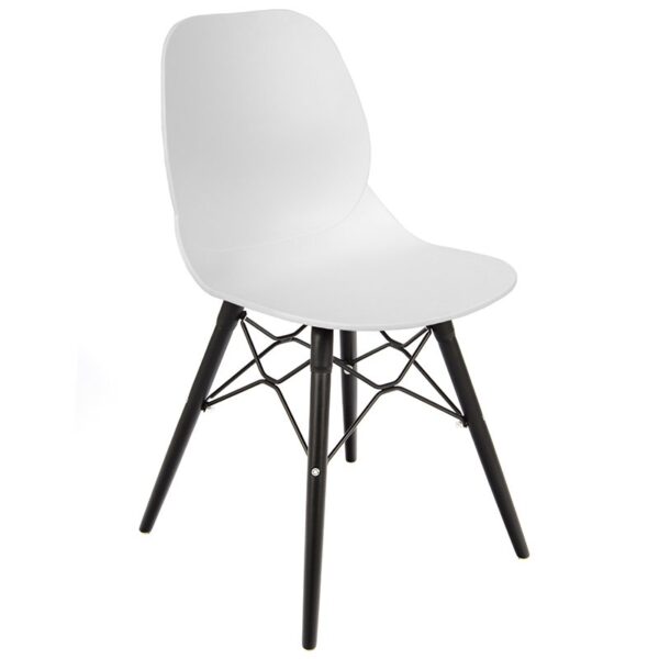 Nobis Furniture - Shoreditch Side Chair - Black Wooden Frame