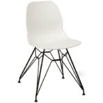 Nobis Furniture - Shoreditch Side Chair - Black Steel Frame