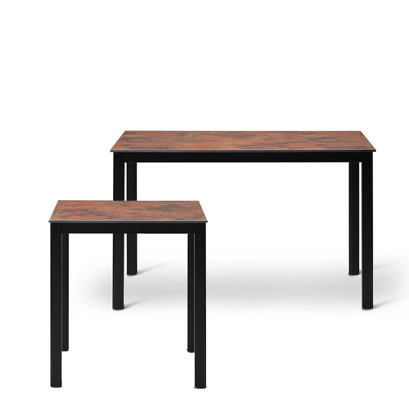 Nobis Furniture - NEXT DAY Skyline Golden Rust Complete Dining Table - 2 Sizes