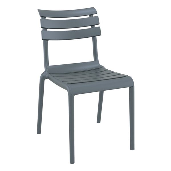 Nobis Furniture - EcoRelax Stacking Outdoor Side Chair - 4 Weather-Resistant Colours